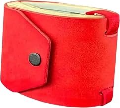 Cash Wrap Wallet with Clasp Pouch Organizer for Holiday Business Travel Red