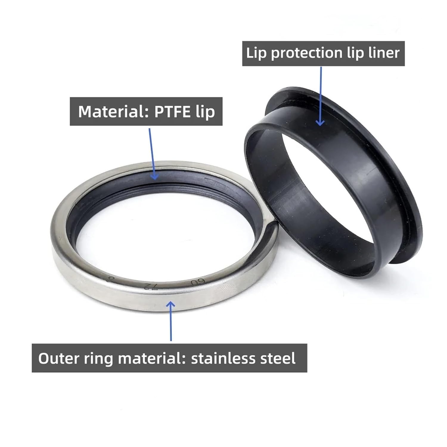 Shaft Seal 66.6/66.7/67 * 90/92 9.5/10/12mm Stainless Steel Oil(C/S-l,66.7X92X10mm)
