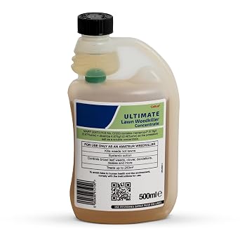 Gallup | Lawn Weedkiller Concentrate - Effective Broadleaf Weed Control for Docks, Daisies, Dandelions, Buttercups, Clovers, Nettles, and Thistles - 500ml