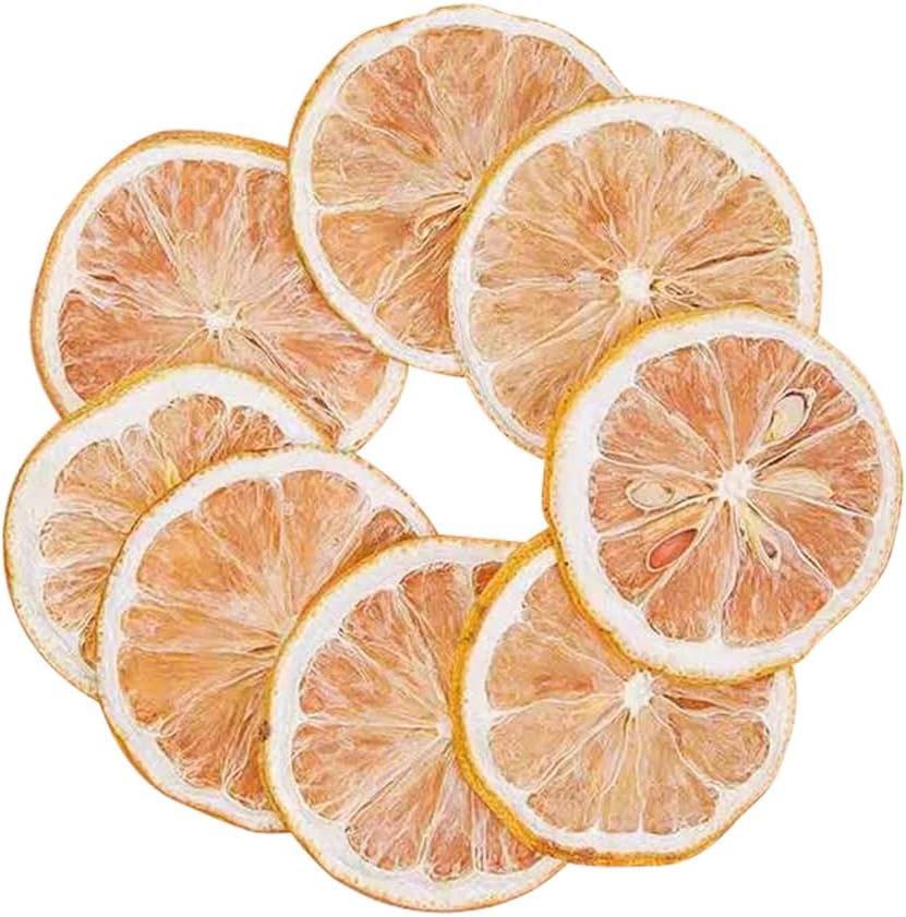 Natural Dried Flower, Fruit & Herbs for Soap Making, DIY Candle Making, Bath, Resin Jewelry Making, Lemon, 200g