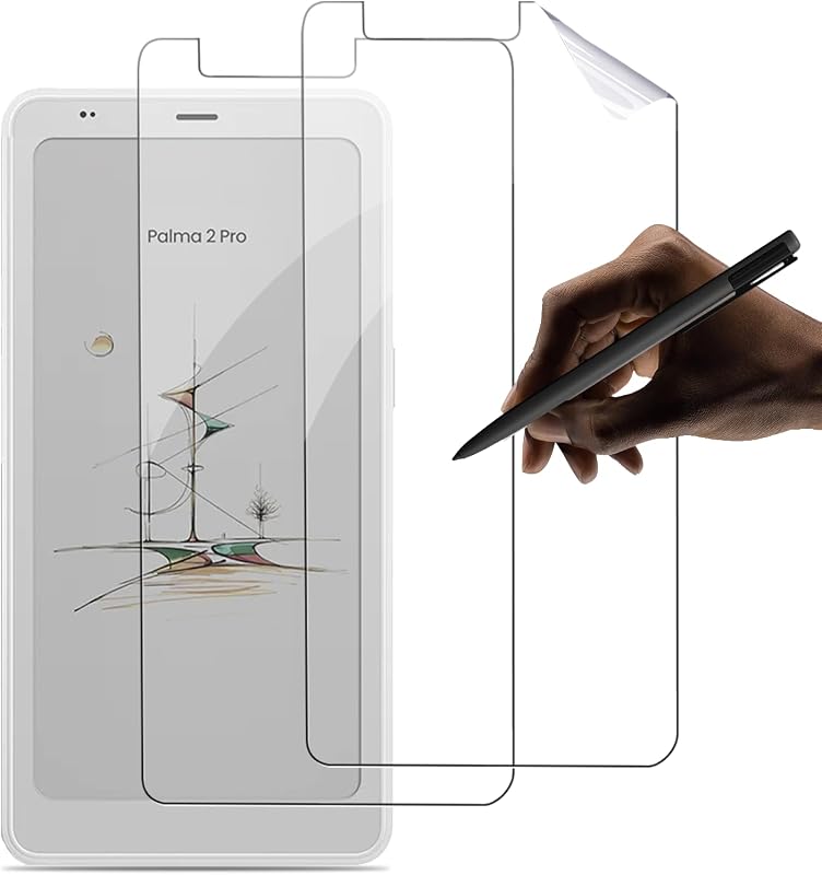 2 Pack Paperfeel Screen Protector for BOOX Palma 2 Pro 6.13inch,Full Coverage Premium PET Protective Film Matte Screen Protector,Anti Glare