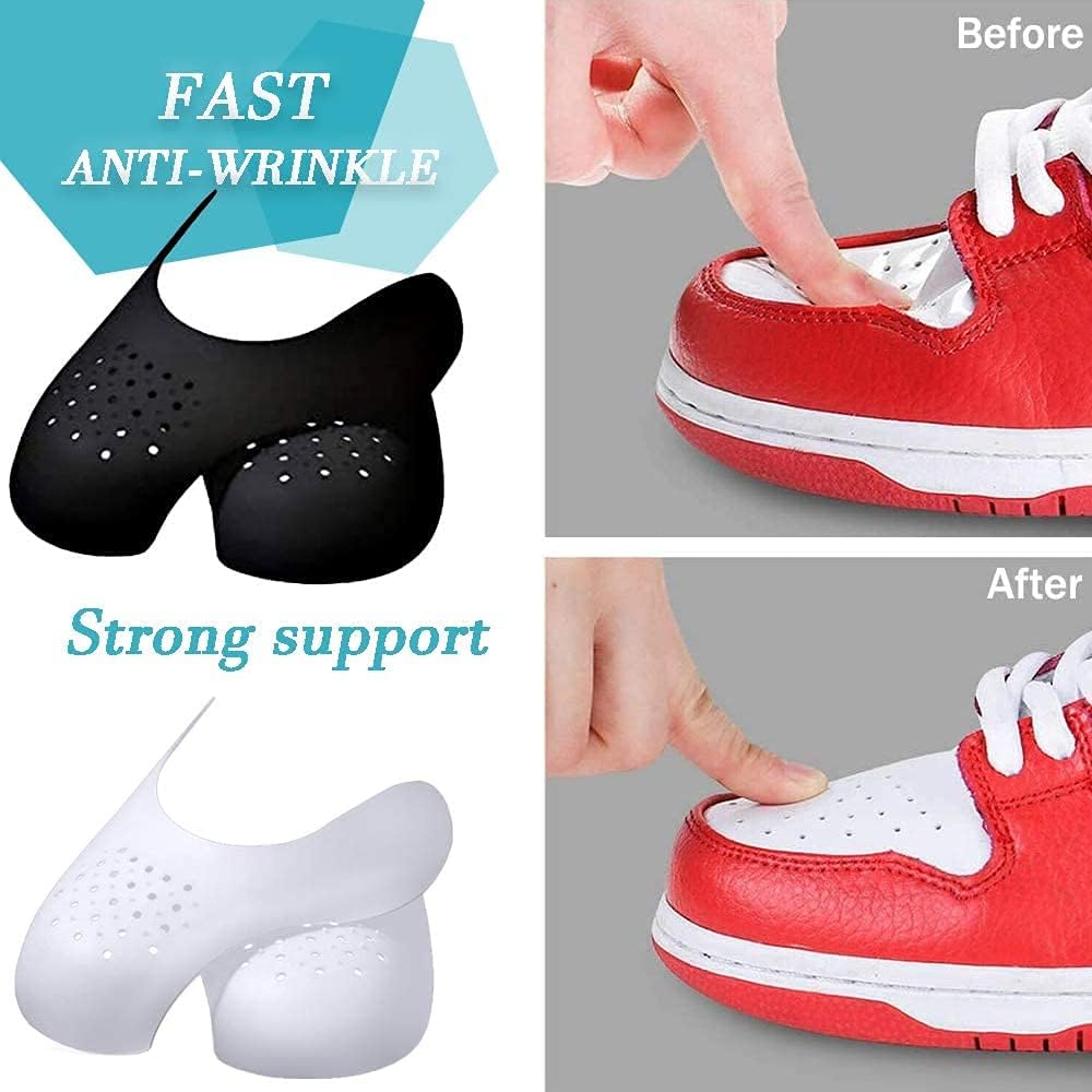 2 Pair - Madala Crease Protector for Air Force Shoes, Sneaker Shoes Protectors, Crease Guards Anti Crease Shoes Protector, Anti Wrinkle Shoes Crease Protector, No Crease Shoe Inserts for Men's 7.5-12