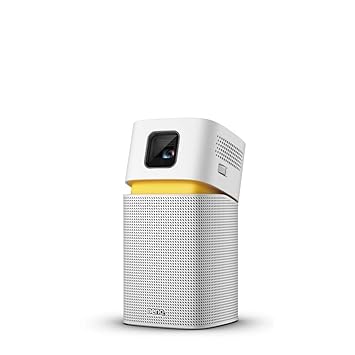 (Renewed) BenQ GV1 Smart, Stylish, Portable LED Projector | DLP | in-Built Battery | Wi-Fi | Hotspot | Wireless Display | Bluetooth Speaker | Unique Tilt Hinge | Auto Key Stone | 100