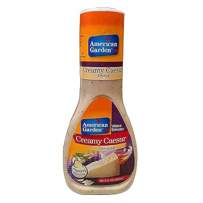 American Garden World Explorer Creamy Caesar Dressing, 9 fl oz ℮ 267 ml