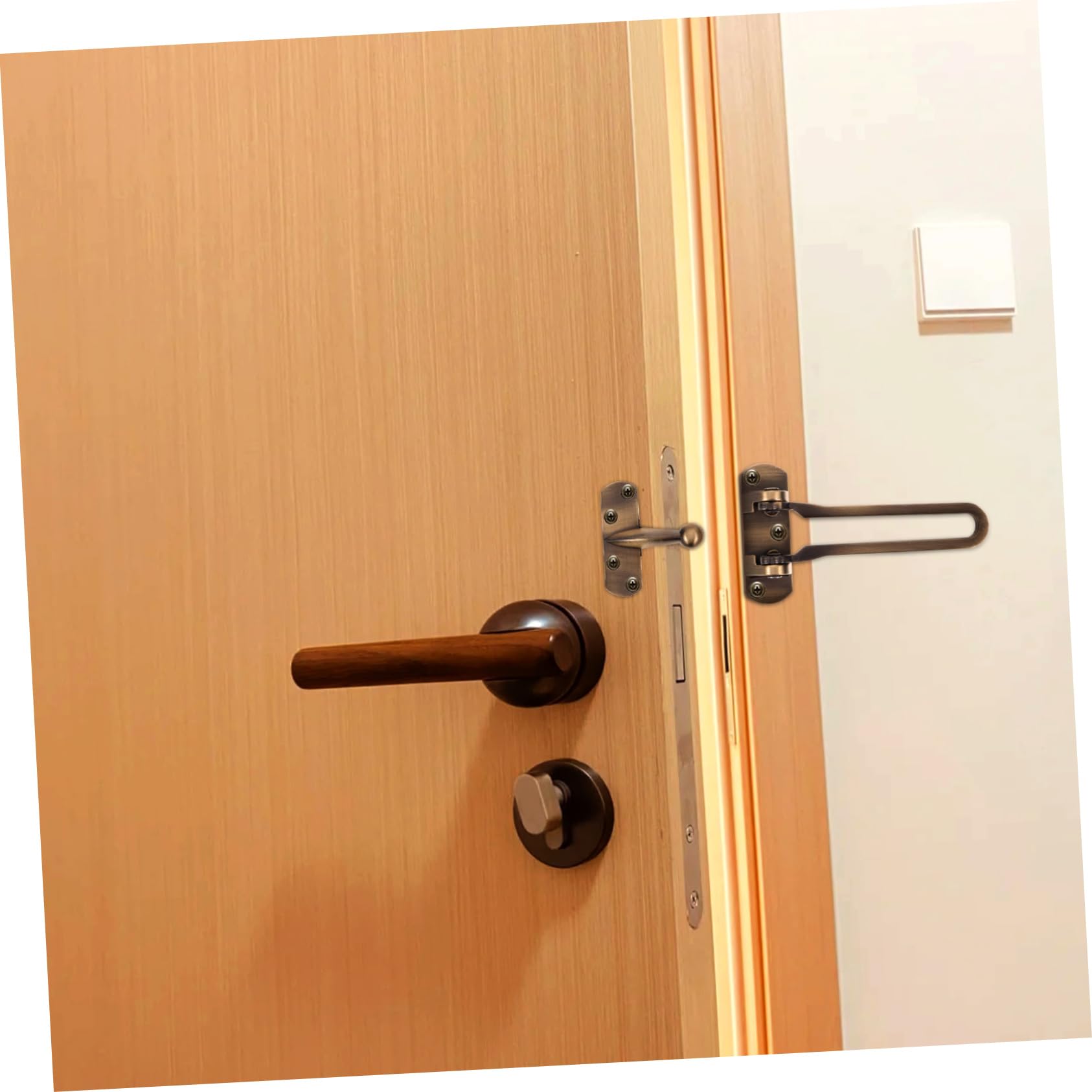 Cerradura de puerta,Pestillo de cierre multiusos,Cerradura de candado,Cadena de seguridad Hebilla de puerta Pestillo interior de puerta Pestillo de puerta delantera Cerradura de puerta interior Pestil