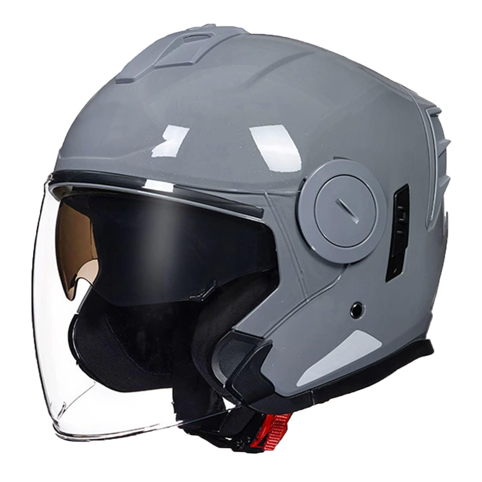 Casque de moto à visage ouvert rétro classique 3/4 vintage pour adultes hommes et femmes