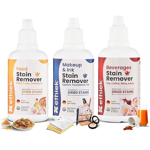 Ethiek Stain Removal Kit Set of 3 Bottles 50 ml