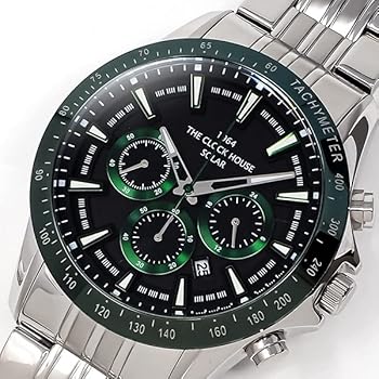 Amazon | ザ・クロックハウス ソーラー クロノグラフ MBC1003-BK7A