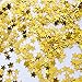 eBoot Star Confetti Table Confetti Metallic Foil Stars Sequin for Party Wedding Decorations, 30 Grams/ 1 ounce (Gold)