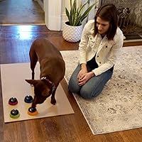 Vista 4 de Hunger for Words Set de Inicio de Botones Parlantes - Botones Grabables para Enseñar a Tu Perro a Comunicarse, Juegos de Entrenamiento para Perros