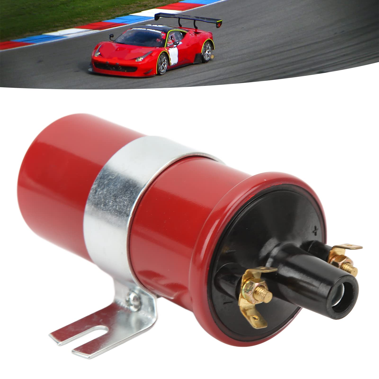 Bobine de Sport 12V Bobine de Sport DLB105 Bobine D'allumage électronique Haute Performance Remplacement de la Bobine électrique pour Accessoire de Modification Automobile