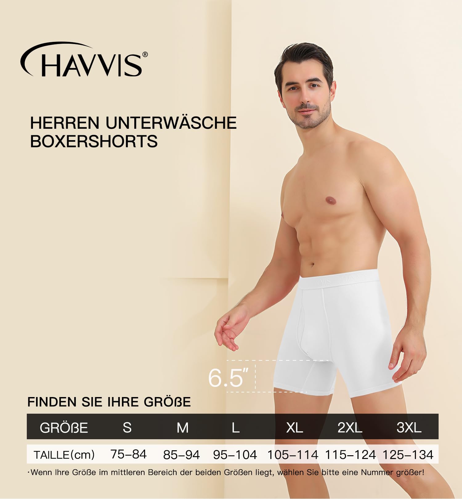 HAVVIS Calzoncillos tipo bóxer para hombre, de bambú, supersuaves, transpirables, multipack