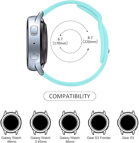 Miniatura 4 de Meliya Correas compatibles con Garmin Venu 3  Venu 2  Vivoactive 4 Watch Band mujeres hombres, correa de repuesto deportiva de silicona suave para