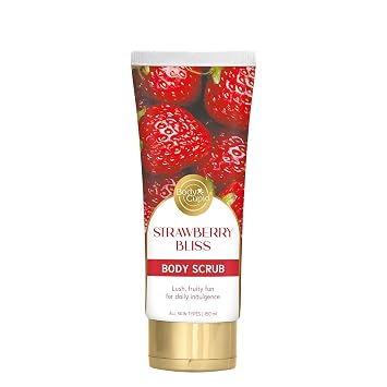 Strawberry Bliss Body Scrub | Gentle Exfoliation for Soft, Radiant Skin | Juicy Strawberry Fun | 150ml