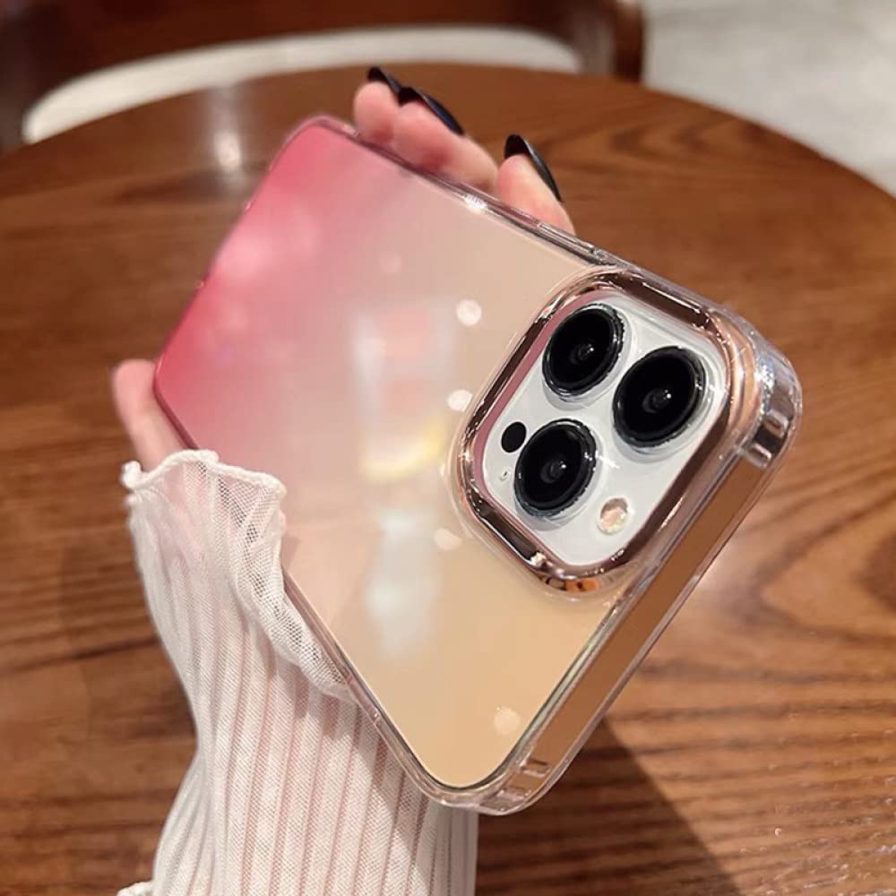 Coque iPhone 12 Pro silicone souple violet dégradé transparent LVTFCO - 7