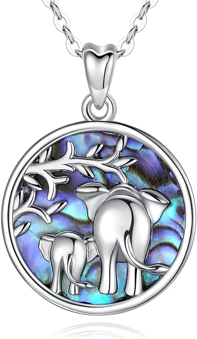 Amazon.com: AEONSLOVE Elephant Necklace 