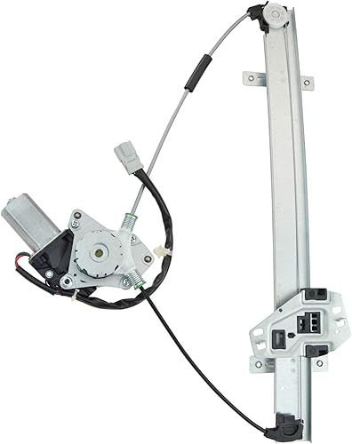 Miniatura 164 de TRQ Regulador y motor de ventana eléctrica del lado del conductor, parte trasera izquierda, compatible con Ford Escape 2008-2012, Mazda Tribute