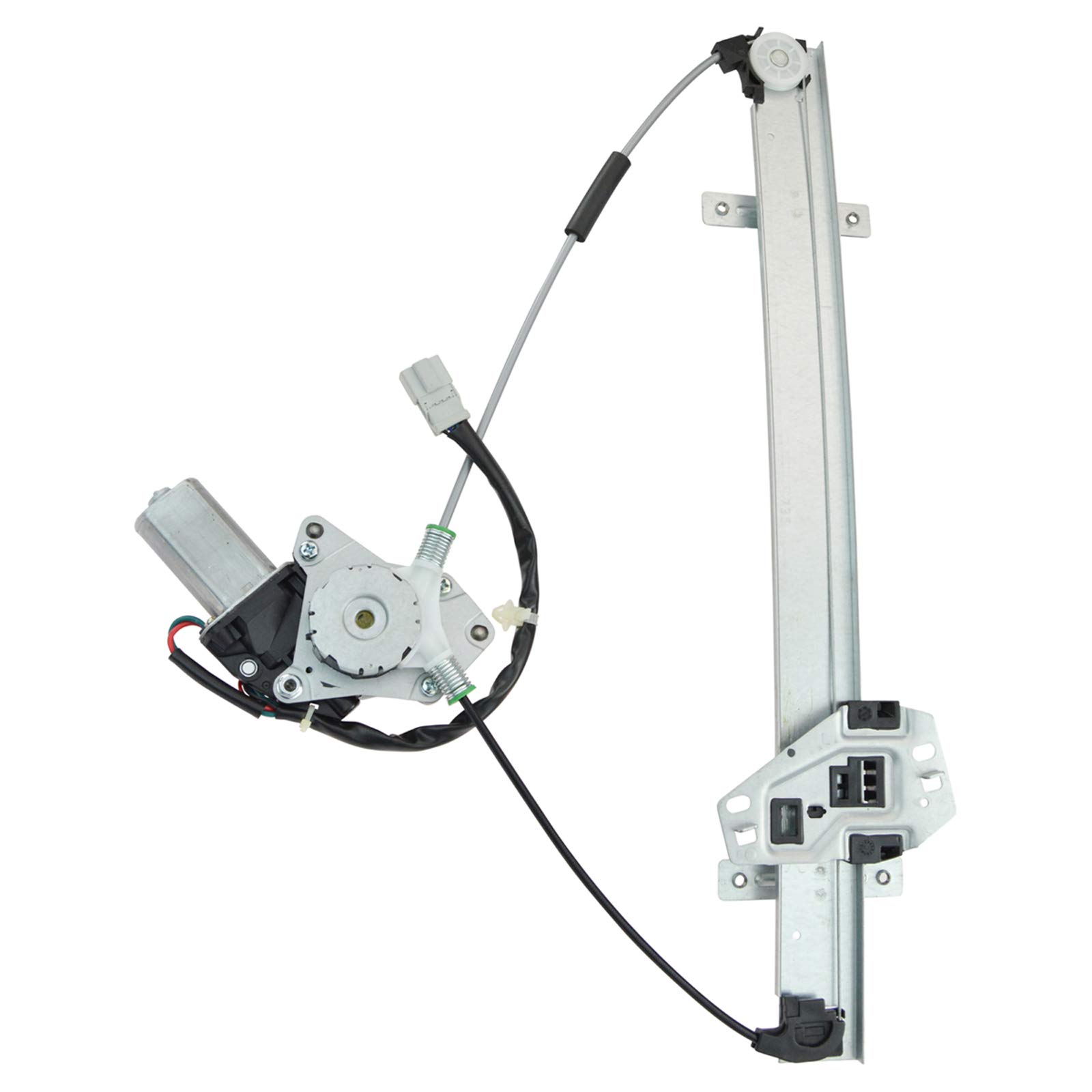 TRQ Front Left Power Window Regulator &amp; Motor Assembly Drivers Side