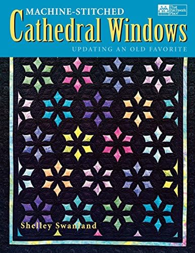 cathedral window quilt pattern by machine