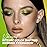 evpct Gold Green Shimmer Chameleon Single Eye Shadow Palette Makeup for Older Women, Glitter Metallic Duochrome Duo Chrome Multichrome Gothic festival Eyeshadow Palette, Face Loose Glitter Eyeshadow