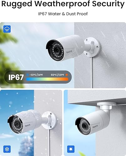 Miniatura 6 de REOLINK Sistema de cámara de seguridad para el hogar de 8 canales, 5 MP, 6 cámaras IP PoE con cable para exteriores con detección de