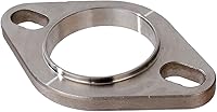 Vista 4 de Rwraps Brida y junta de escape de 2 pernos de 2 pulgadas, brida de escape de acero inoxidable con pernos y tuercas de brida
