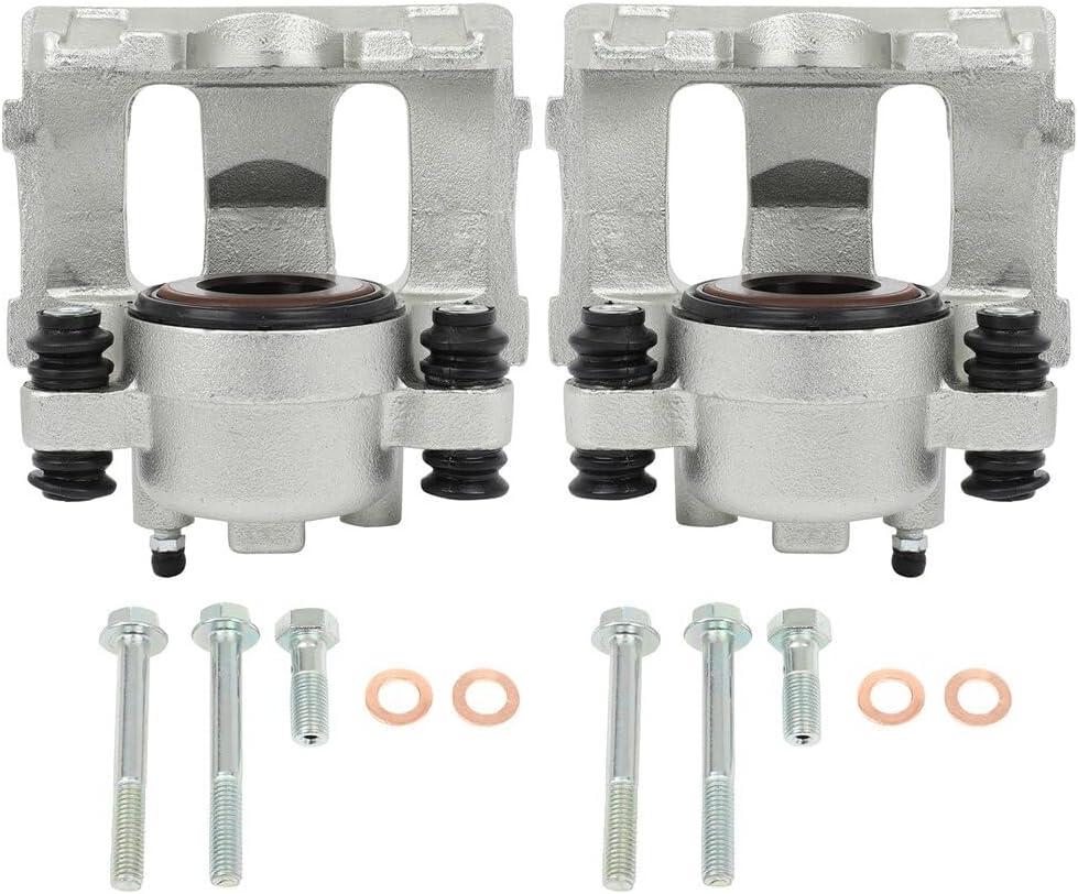 Disc Brake Caliper Assembly ANPART 184340 184339 Front Left & Right Sets of 2 Compatible For Jeep 1990-2006