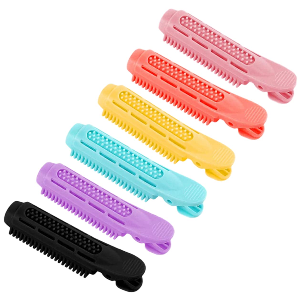 FRCOLOR 18 Pollici tornante piccoli bigodini clip volumizzante per ricci strumento musicale portatile molletta fermagli soffici volumizzanti per fermaglio per ricci
