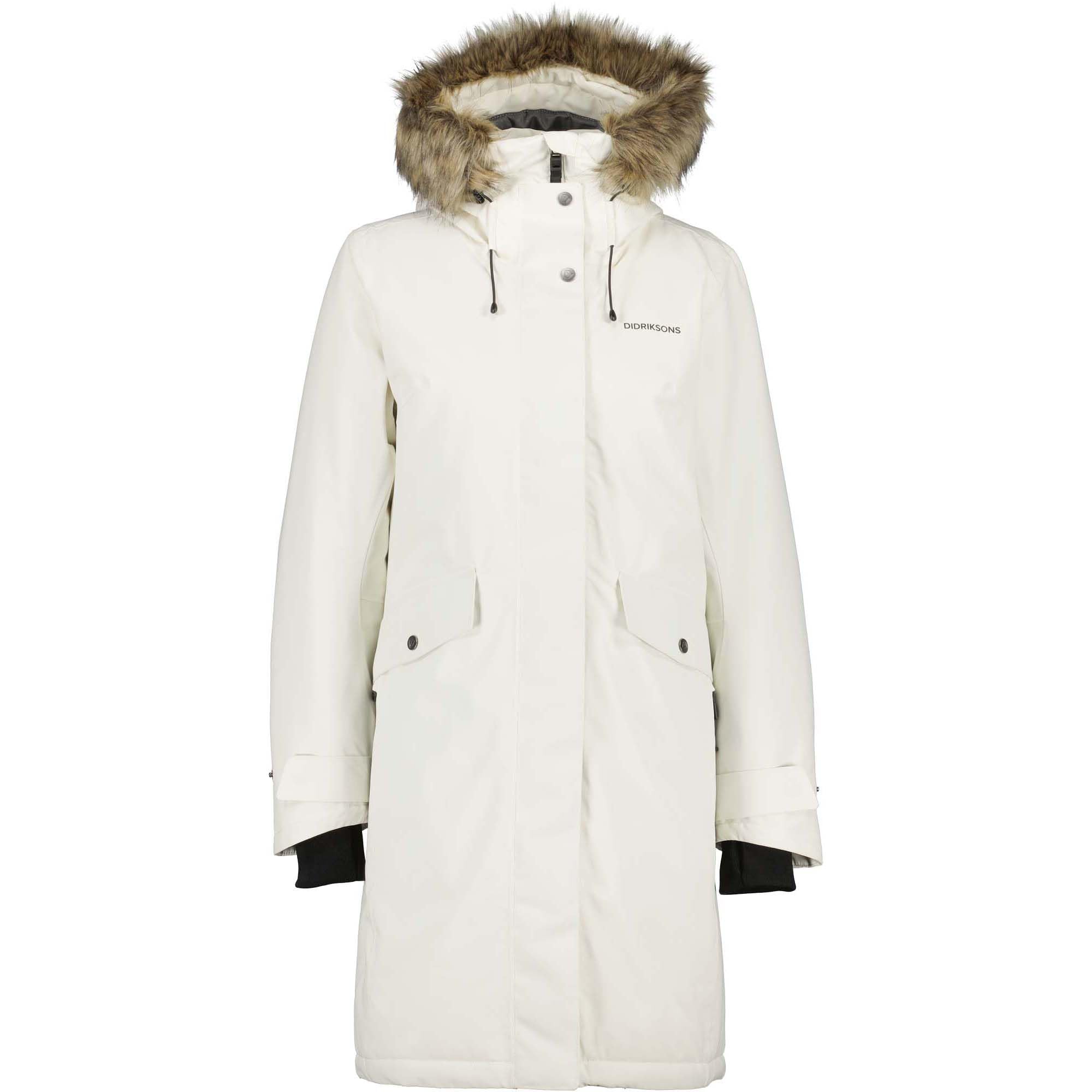 Didriksons Women's White Foam Erika 3 Parka