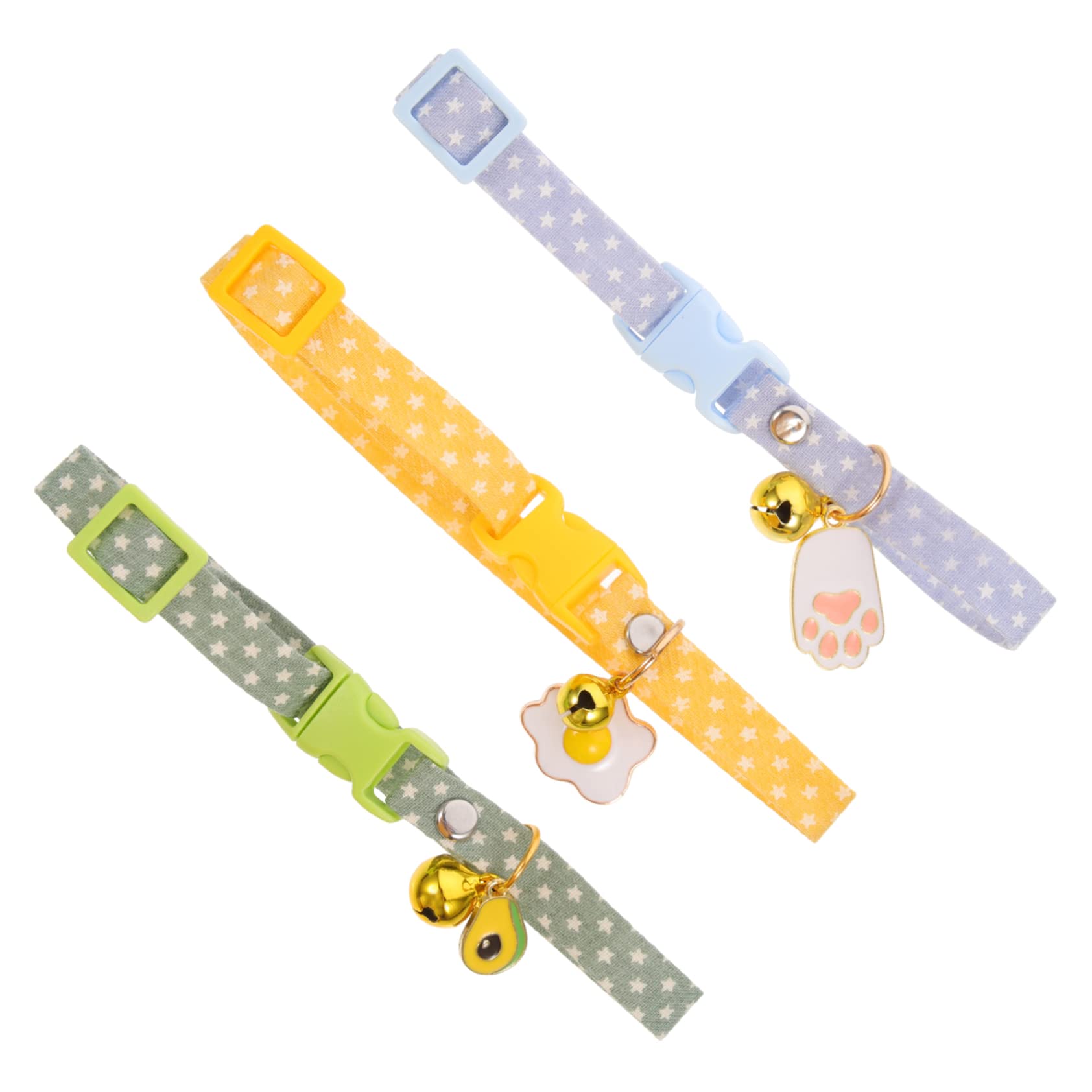POPETPOP 15stücke Katzenhalsband Mit Avocado- Verstellbar Und Für Katzen Und Kleine Hunde Für Täglichen Gebrauch Und Besondere Anlässe