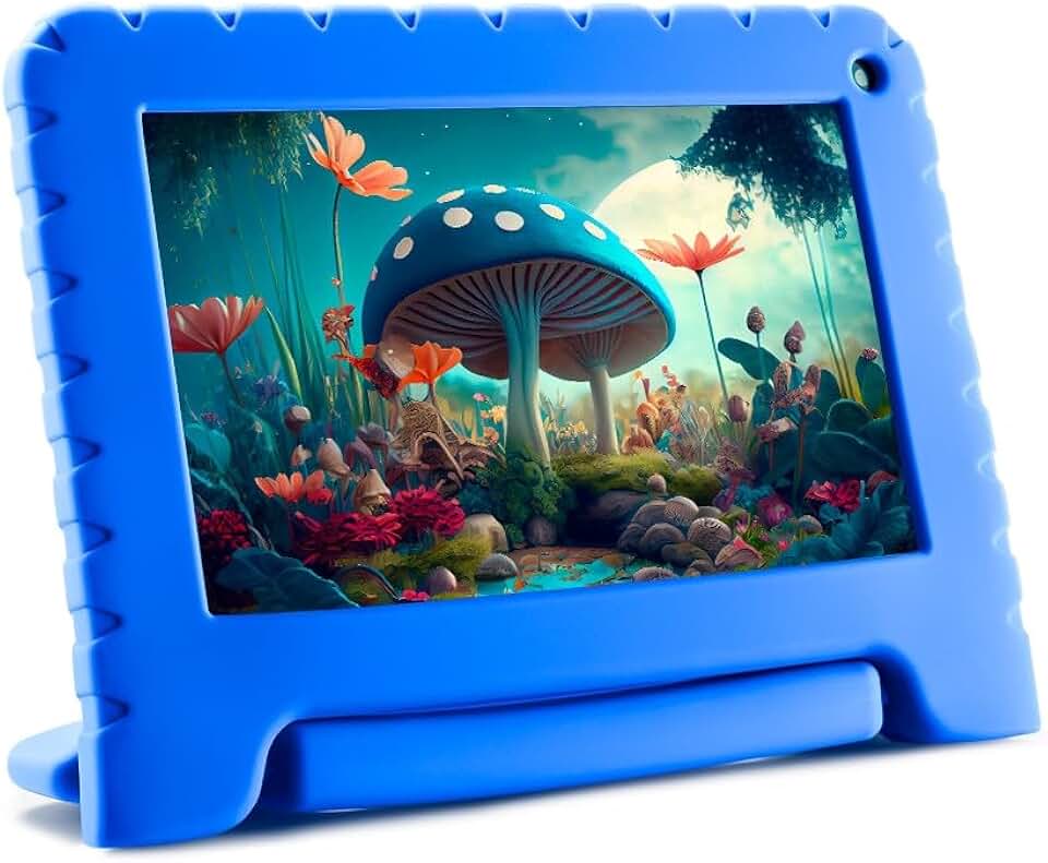 Tablet Infantil Kid Pad Azul 64GB + Tela 7 pol + Wi-fi + Android 13 + Quad Core Multi - NB410