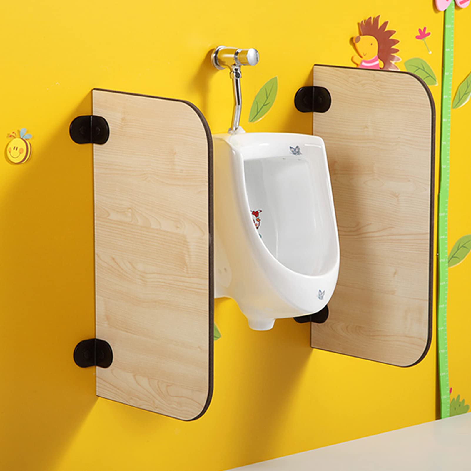 Écran d'intimité toilettes publiques école maternelle cloison bois