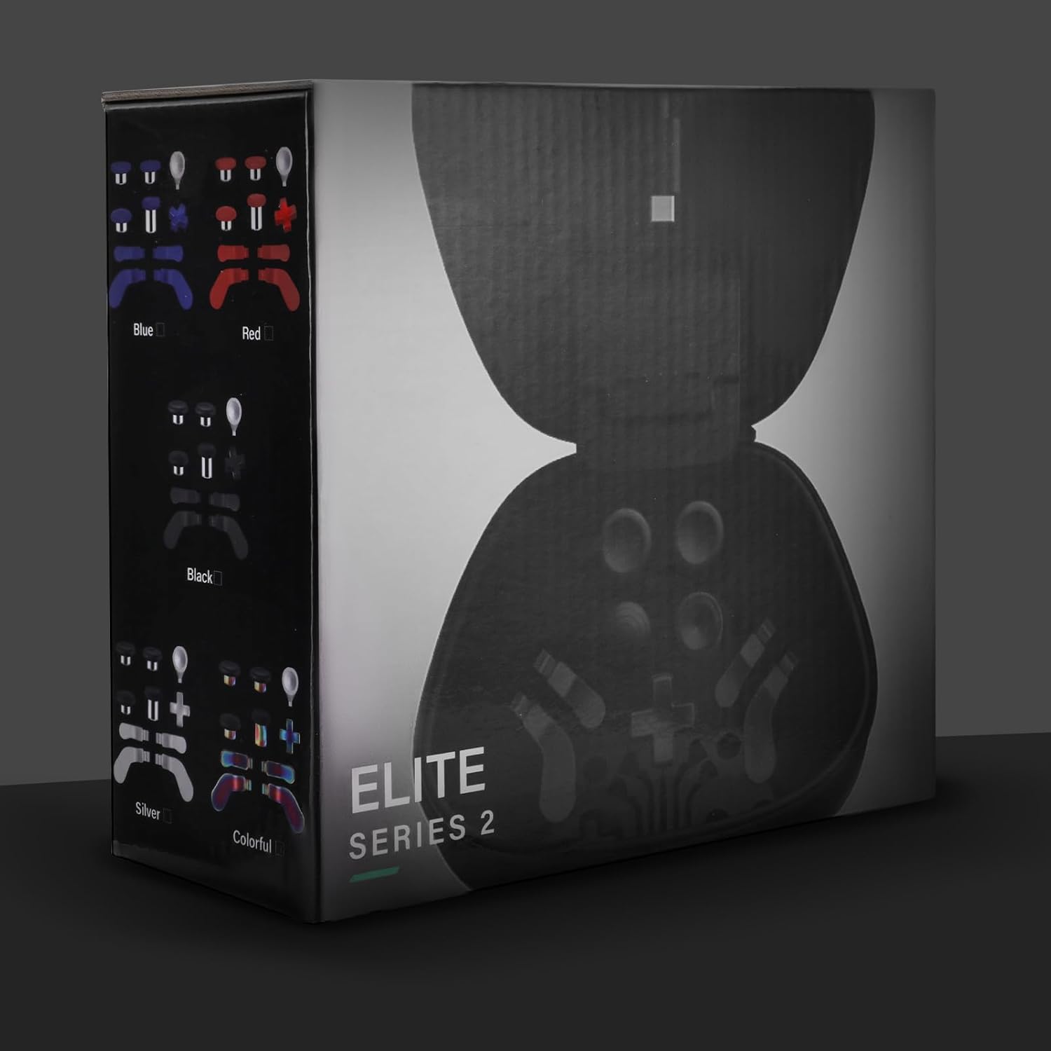 Complete Component Pack for Xbox Elite Controller Series 2 - Accessories Include 1 Carrying Case, 1 Charging Dock, 4 Thumbsticks, 4 Paddles, 1 Dpad, 1 Charging Cord and 1 Adjustment Tool(Red)