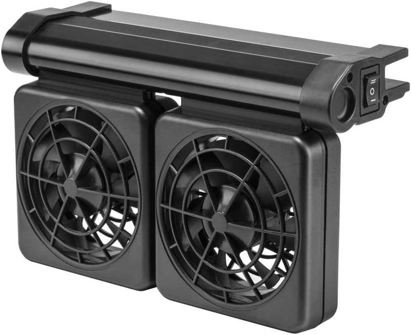 DaToo Aquarium Chiller Fish Tank Fan Aquarium Cooling Fan, 1 Yr Warranty