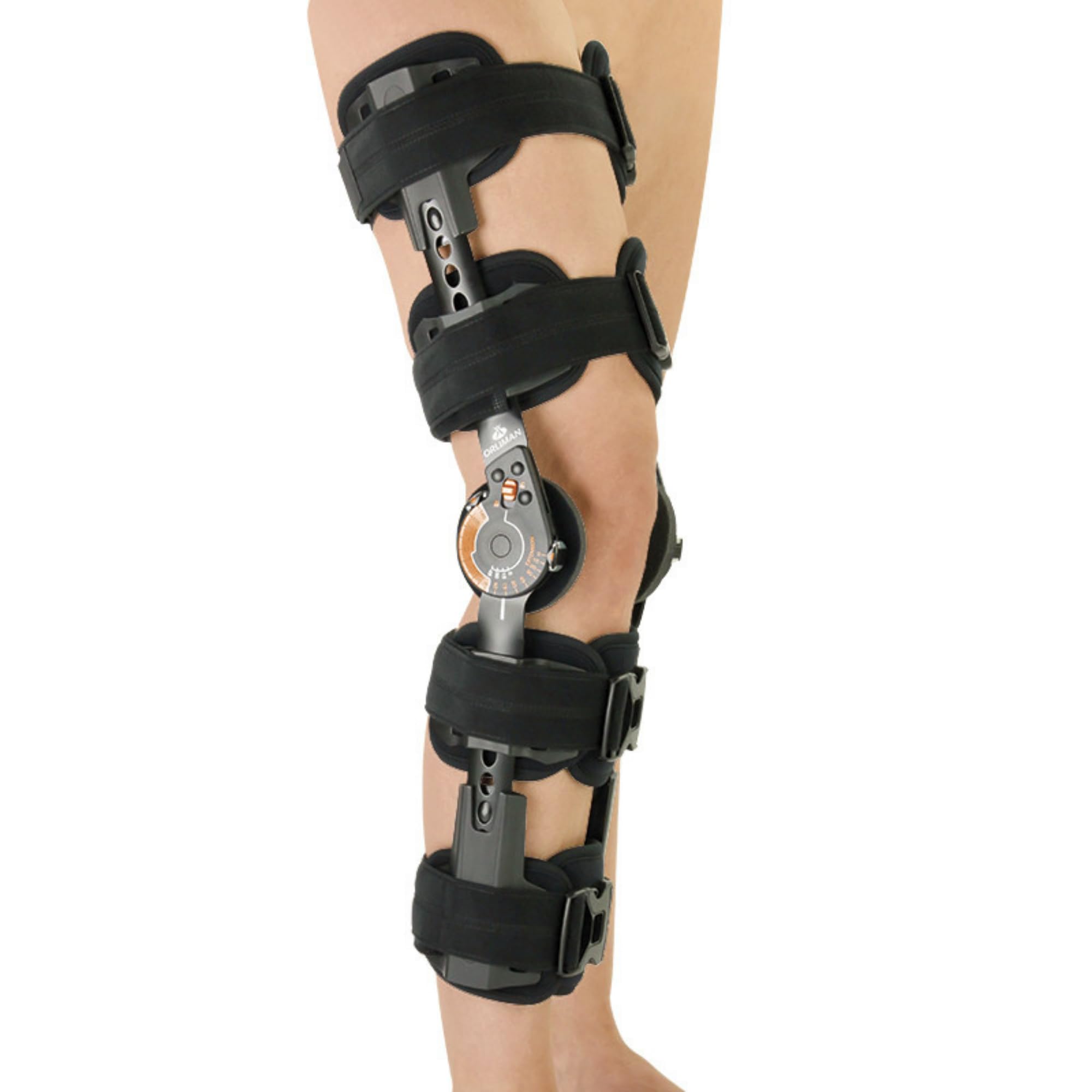 Ortesis de Rodilla con Bloqueo. Inmovilizador de Rodilla. Ortesis Rodilla graduable en Flexion. Ortesis de Tratamiento para Meniscos.Rodillera Post-Quirurgica de Ligamentos,Menisco y Tendon Rotuliano.