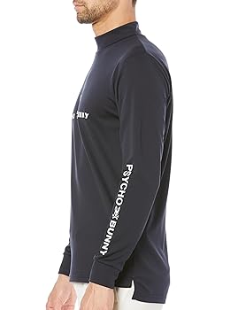 Amazon | [サイコバニー] 長袖モックネックシャツ ベーシック