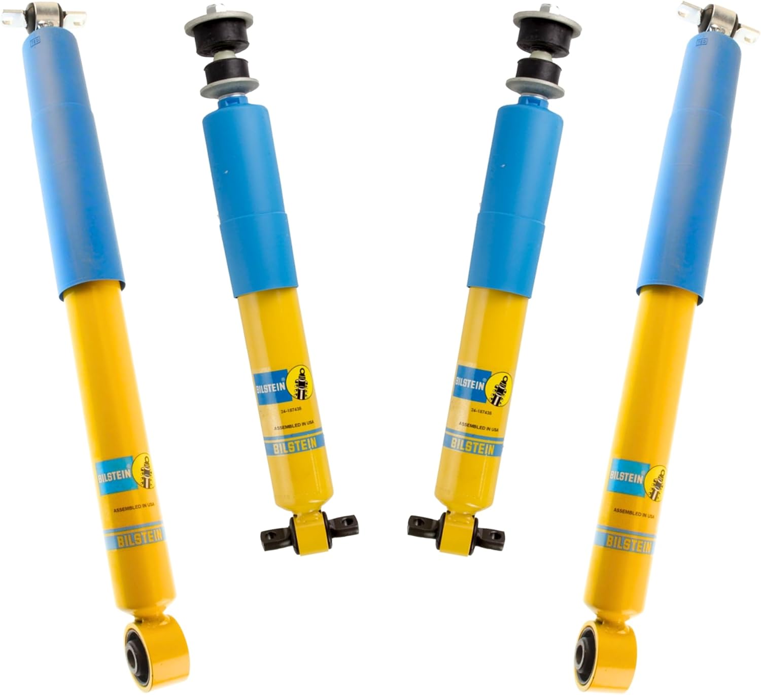 Bilstein Set of Front and Rear B6 4600 Series Shocks Compatible with 2003-2023 Express/Savana 2500/3500 Over GVWR: 7,300lbs with 0" Lift | Easy Installation