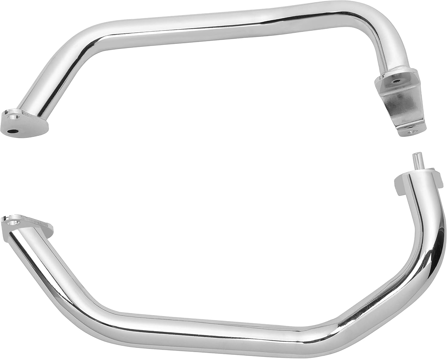 ECOTRIC Highway Crash Bar Compatible with 2006-2023 Suzuki Boulevard M109R Limited Edition Boss Intruder M1800R VZR1800 Engine Guard Silver Chrome