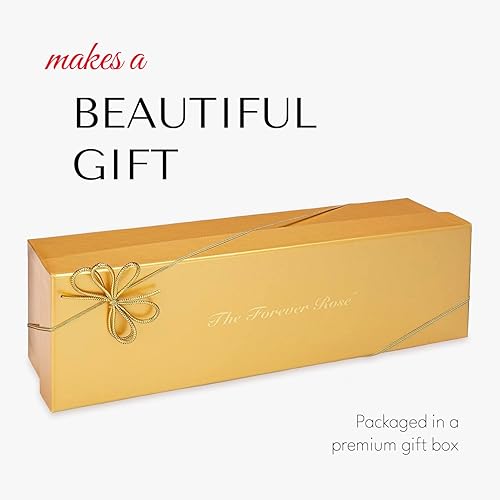 Miniatura 5 de Forever Rose Rosa real bañada en plata Eterna mano sumergida a láser personalizada hermosa flor para siempre de 11 a 12 pulgadas + elegante jarrón