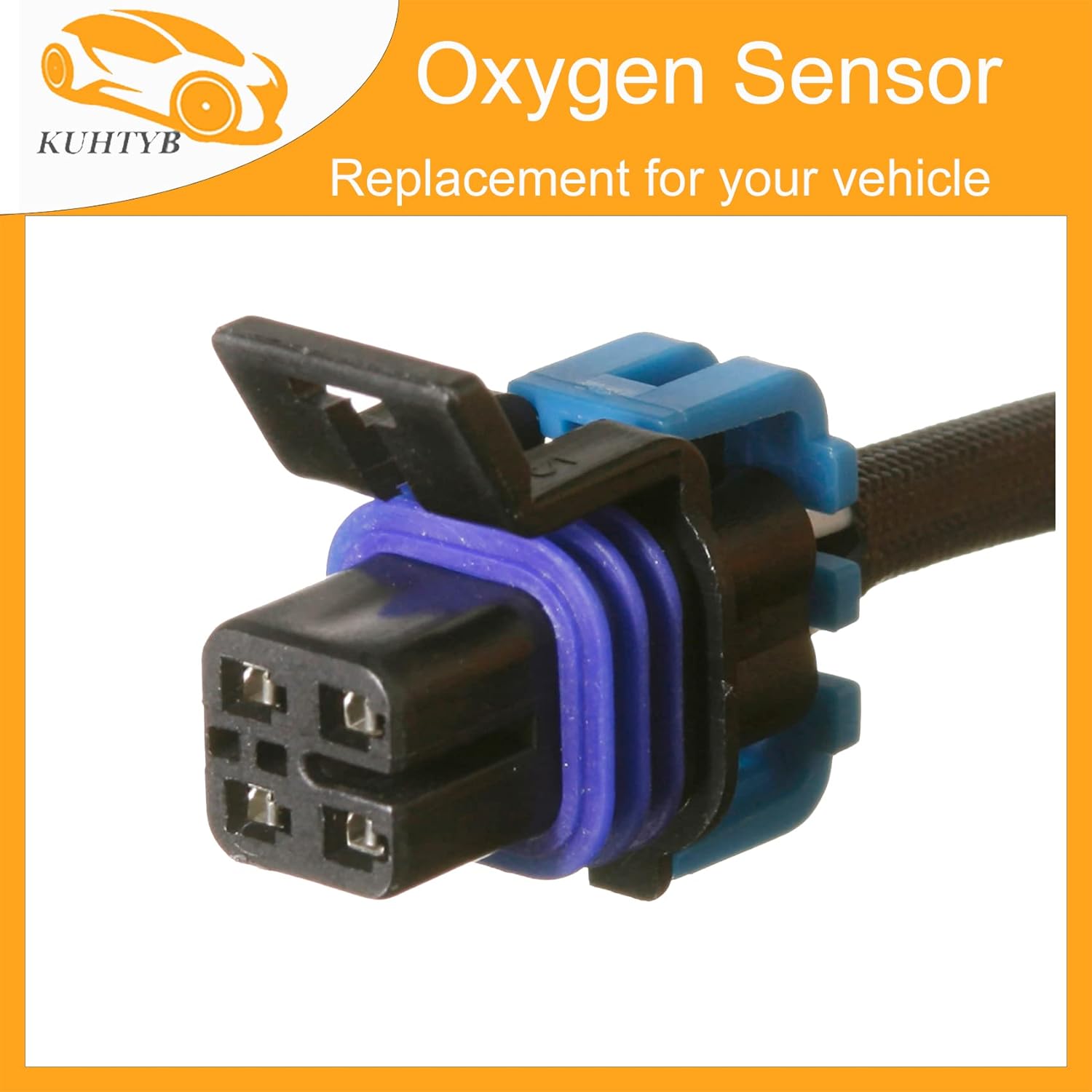 Oxygen Sensor set Replacement for CHEVROLET 2015 2014 2013 CAMARO Manual Trans; V6 3.6L 2PCS Upstream and 2PCS Downstream O2 Sensor