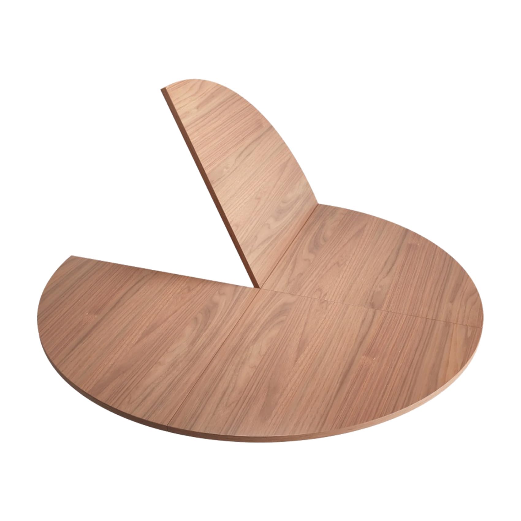 48 to 95 in Diameter Foldable Table Top Extender, Large Wood Round Foldable Table, Temporary Table Top Replace, Large Round (Wood, 86.6in)