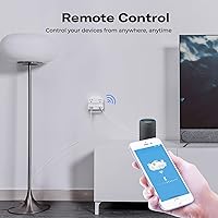 Vista 6 de THIRDREALITY Zigbee - Enchufe dual inteligente, toma inteligente 2 en 1 con control independiente y monitoreo de potencia, repetidor Zigbee