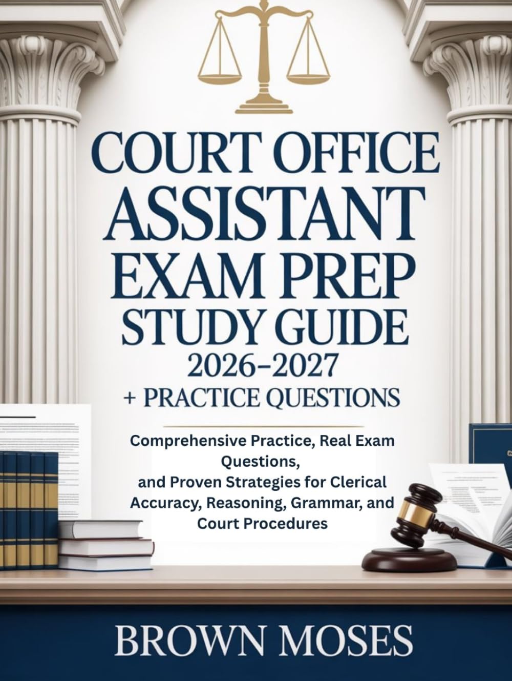 Court Office Assistant Exam Prep Study Guide 2026-2027 + Practice Questions: Comprehensive Practice, Real Exam Questions, and Proven Strategies for ... Reasoning, Grammar, and Court Procedures