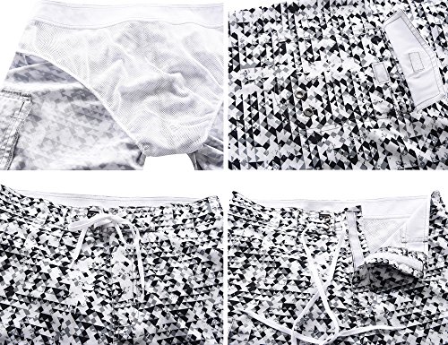 Image of Nonwe Men's Sportwear Quick Dry Board Shorts with Lining