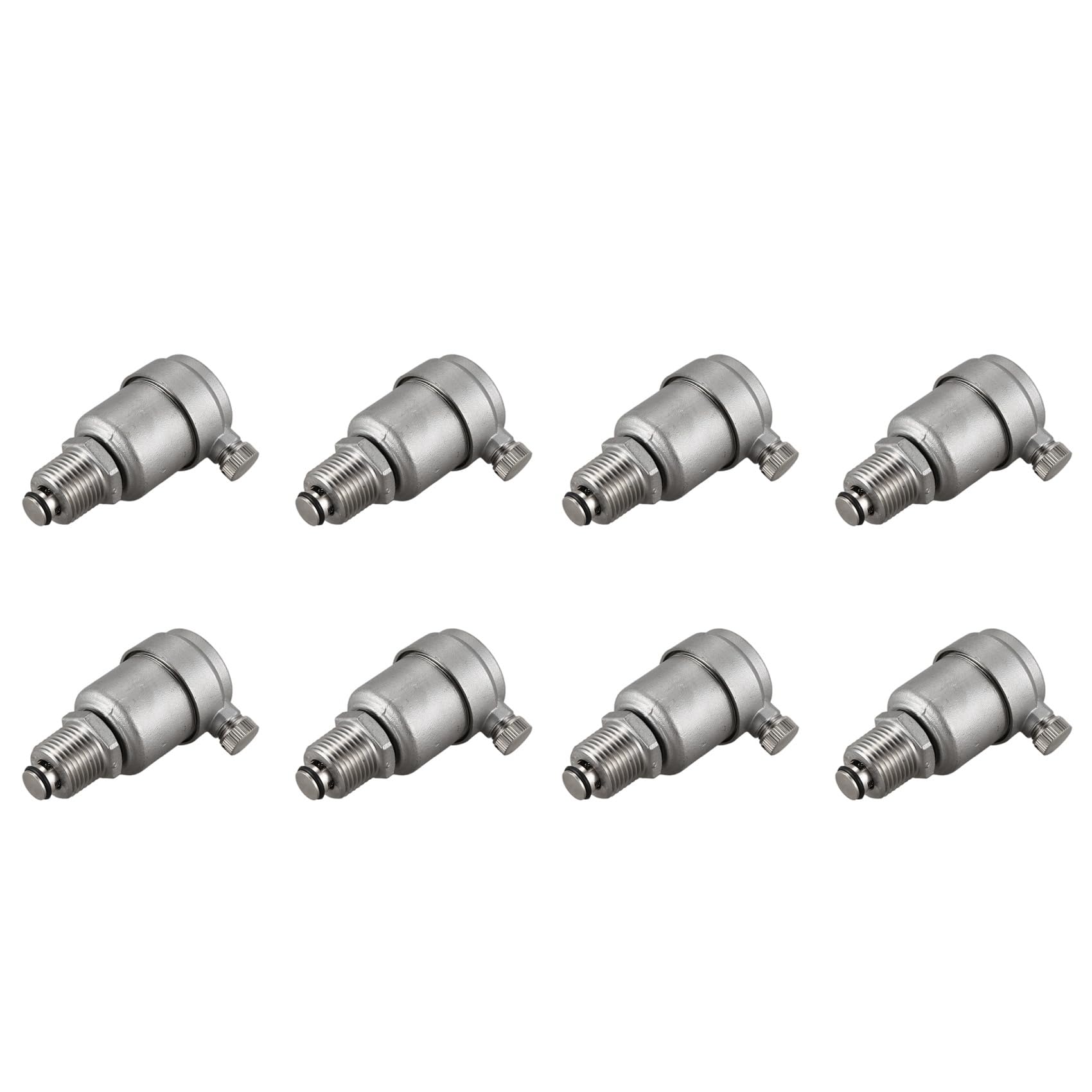 Ctrlzs 8Pcs 1/2 Inch Stainless Steel 304 Automatic Air Vent Valve For Solar Water Heater Pressure Relief Valve 10Bar