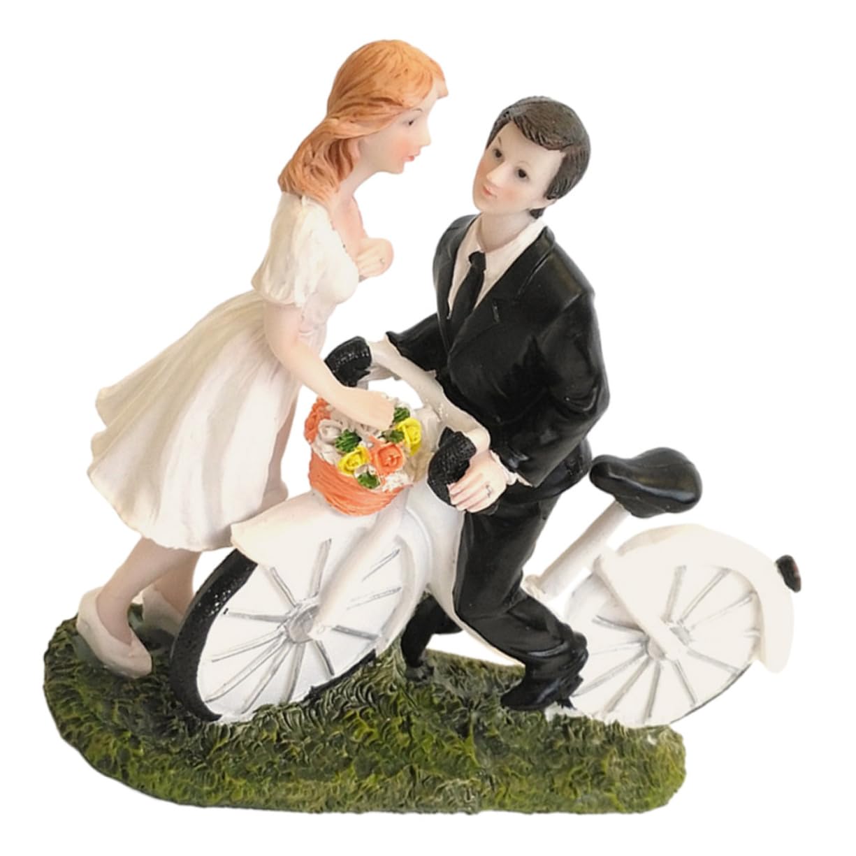 Cabilock 3pièces Figurine De Gâteau De Mariage Décoration Pour Mariés Résine Accessoire De Fête Pour Anniversaires Et Célébrations Souvenir Unique