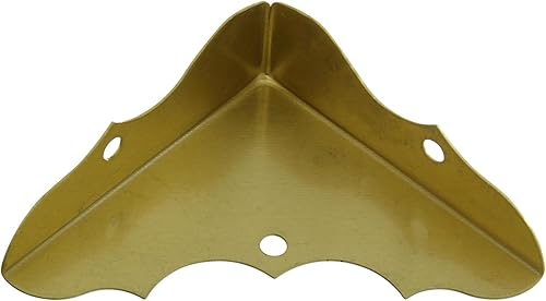 NATIONAL/SPECTRUM BRANDS HHI N213-447 Esquina de latón brillante de 5/8 pulgadas, paquete de 4