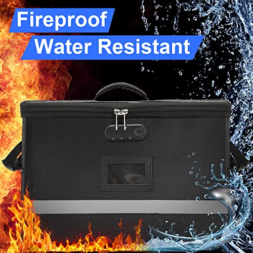 Exlifbag File Organizer, Fireproof File Box With Lids thumb #5