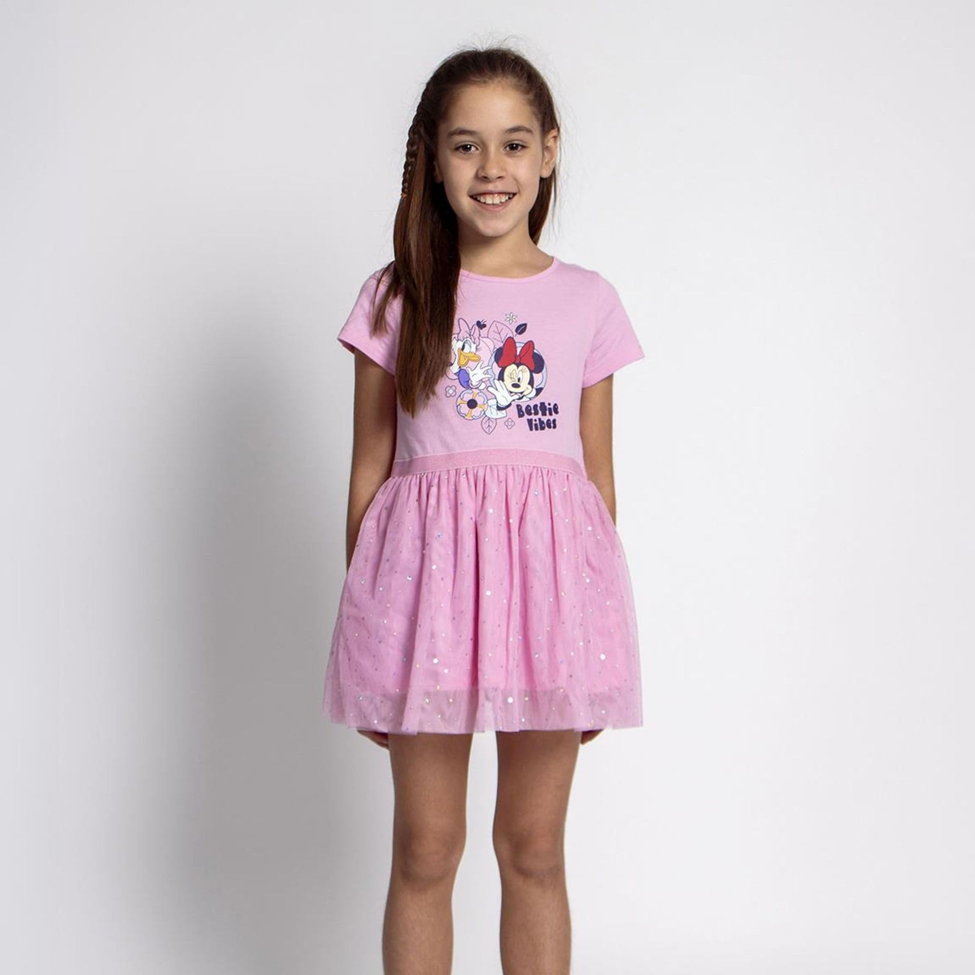 Vestido Disney para niñas Colores Vibrantes Estampados Disney