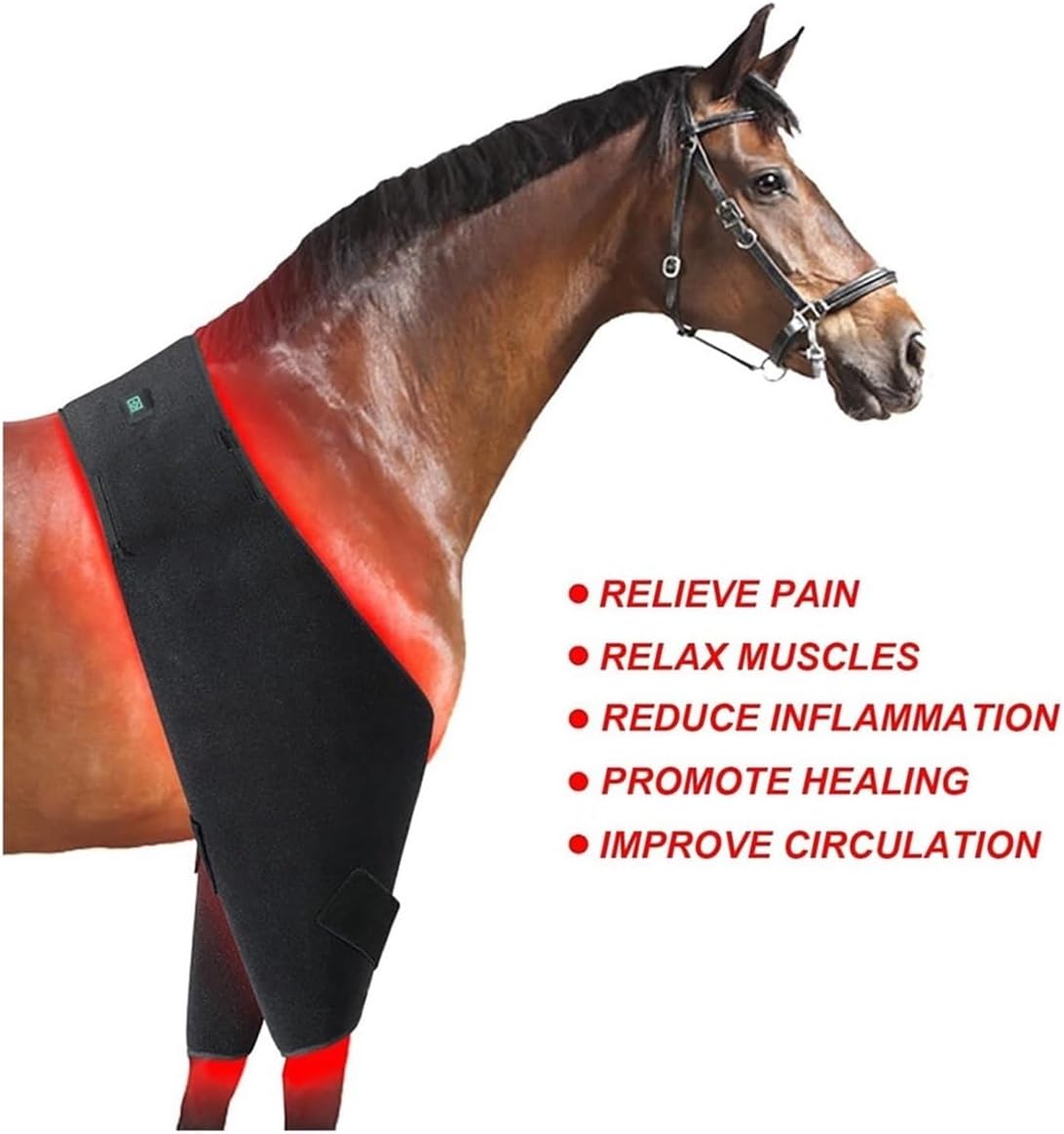 Red and Infrared Light Therapy Device for Horses, Red Light Therapy Equipment for Horses, for Horse Back and Abdomen Injury Recovery, Fracture Healing, Pain Relief(2 pcs)